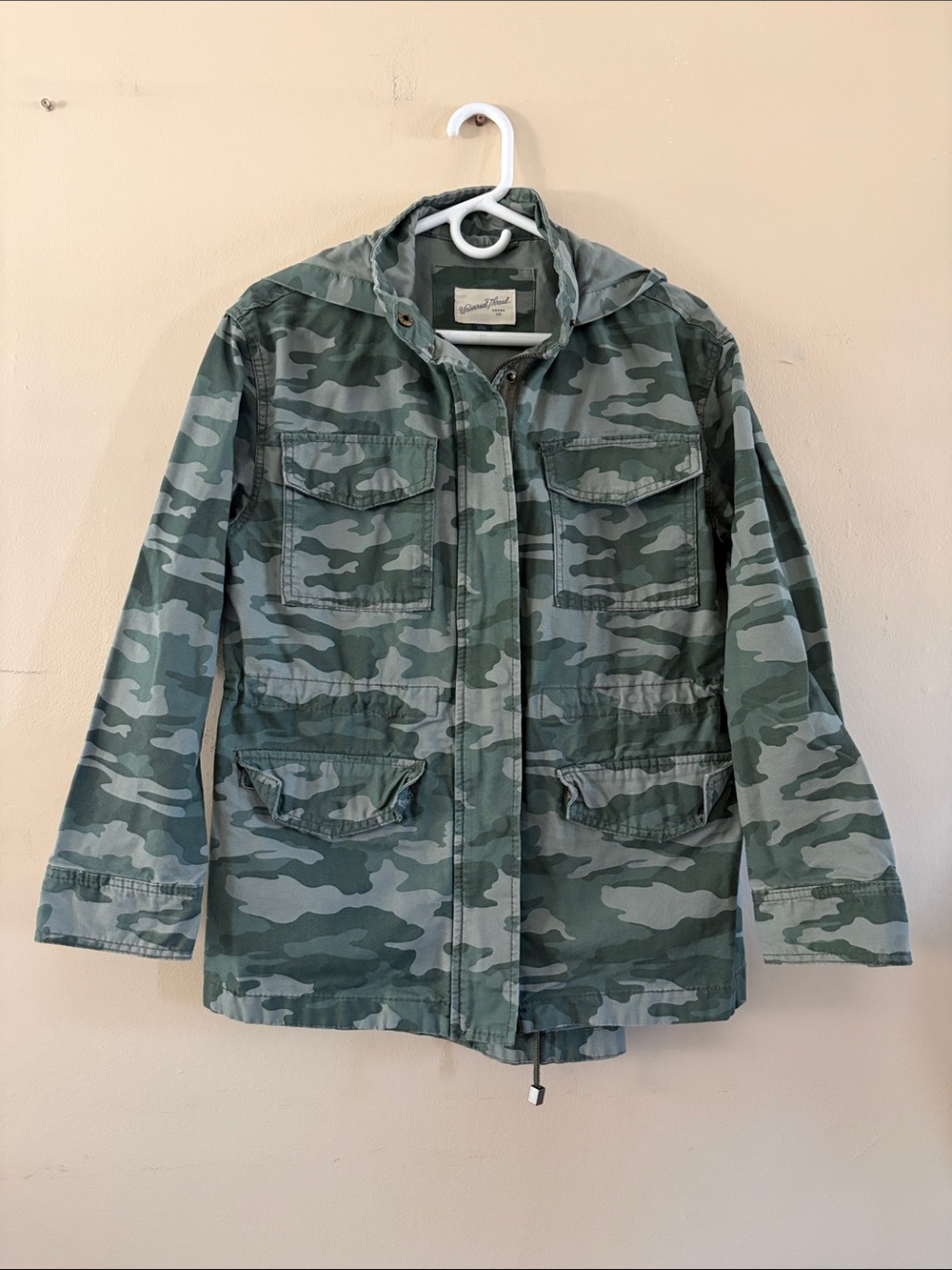 Universal Thread Women's Olive Green Camo Utility Field Jacket